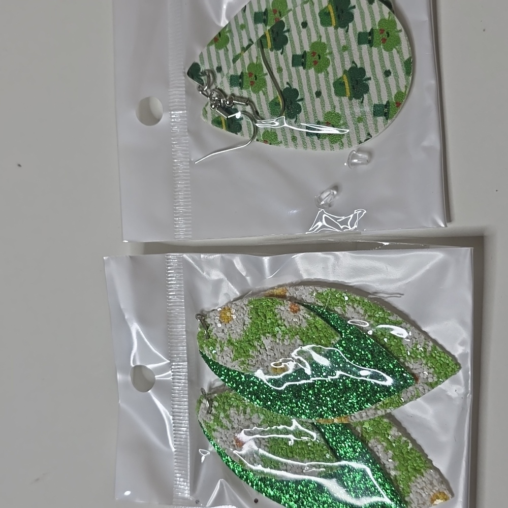 St. Patrick Double-sided Earrings